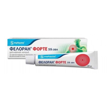 ФЕЛОРАН ФОРТЕ 5% При болка и оток гел 40гр